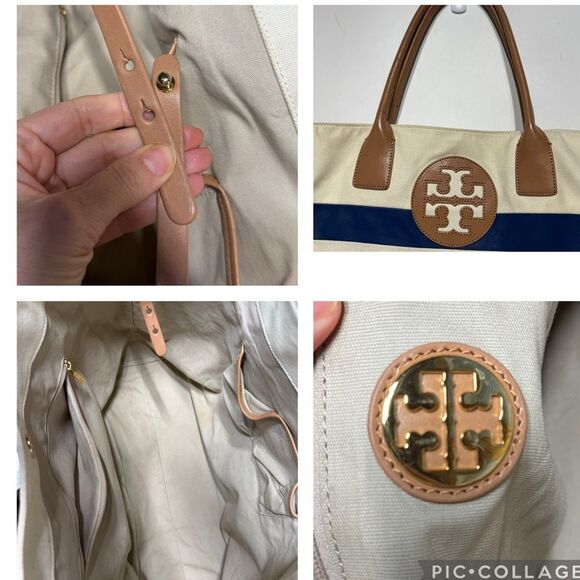 TORY BURCH Dipped Beach Tote - Picture 4 of 14
